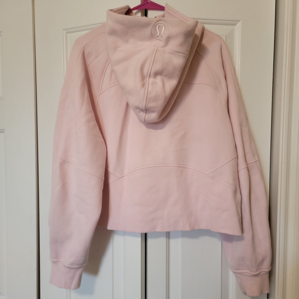Lululemon Scuba Oversized Half-Zip Hoodie Strawberry Milkshake Sz XL/XXL - Picture 8 of 16